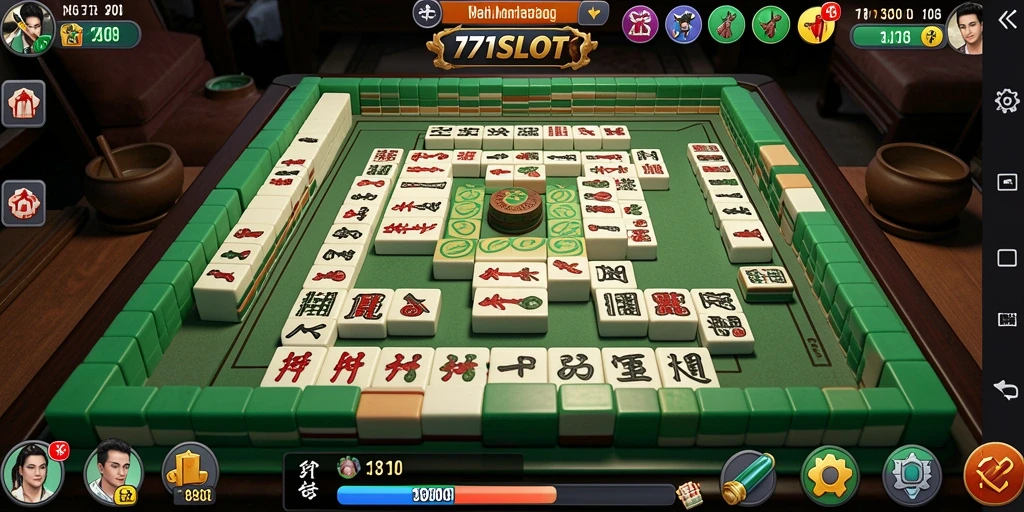 Tangkapan layar utama 171SLOT menampilkan gameplay Mahjong yang mengasyikkan.