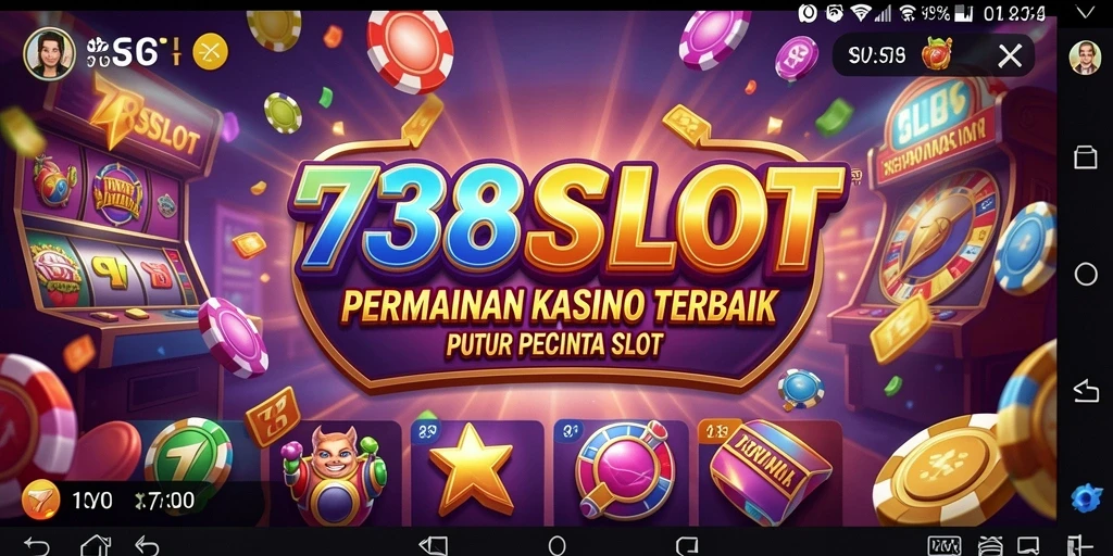Tampilan menarik dari gameplay 738SLOT dengan mesin slot yang beragam.