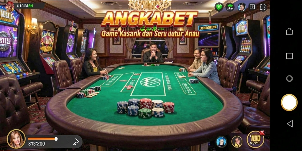 Tampilan screenshot utama ANGKABET dengan fitur gameplay kasino yang menarik.