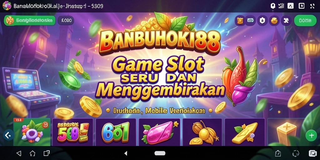 Tampilan gameplay BANBUHOKI88 yang menyenangkan dan mendebarkan.