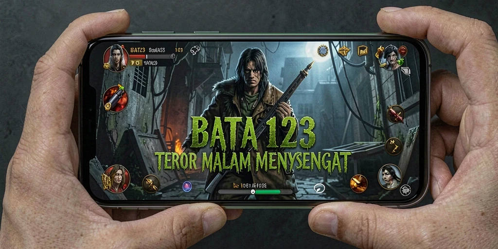 Tampilan gameplay BATA123 yang mencekam dan penuh kejutan horor.