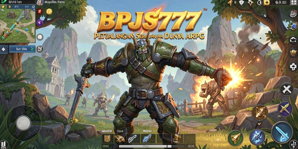 Screenshot menampilkan aksi petualangan seru dalam BPJS777.