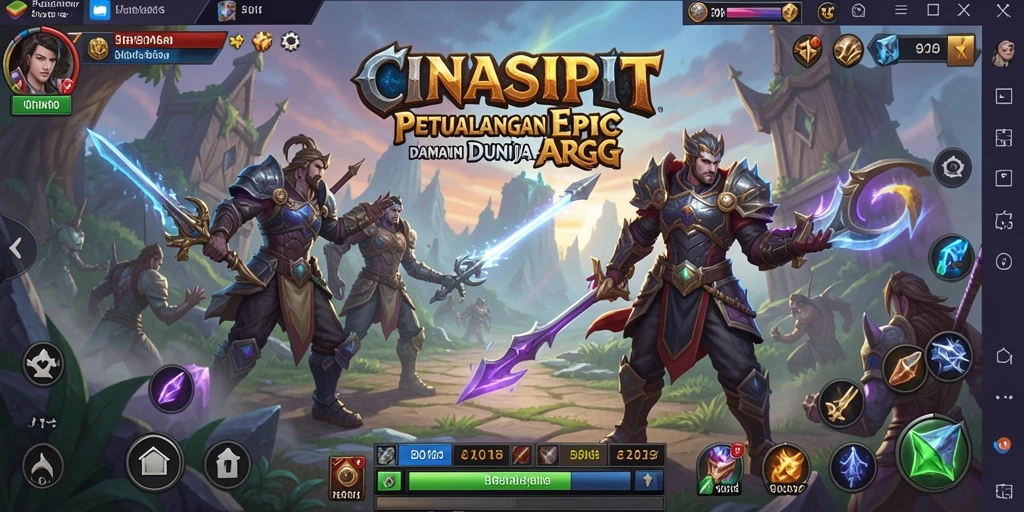 Tampilan menarik dari gameplay <strong>CINASIPIT</strong> dengan aksi ARPG yang mendebarkan.