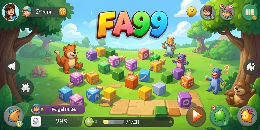 Gameplay menarik dari FA99 yang menunjukkan tingkat teka-teki.
