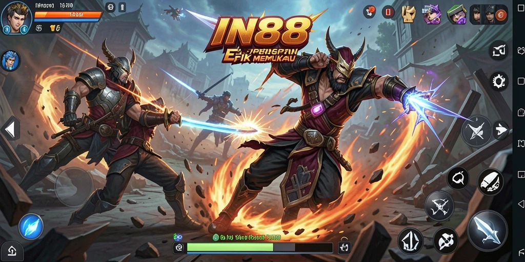 Gameplay Fighting yang mendebarkan dan penuh aksi di IN88.