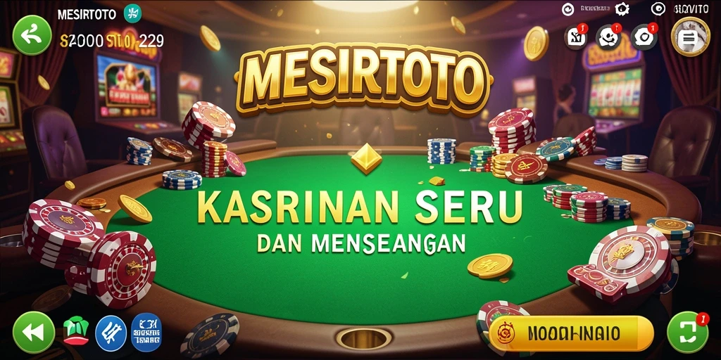 Screenshot gameplay kasino yang seru di MESIRTOTO.