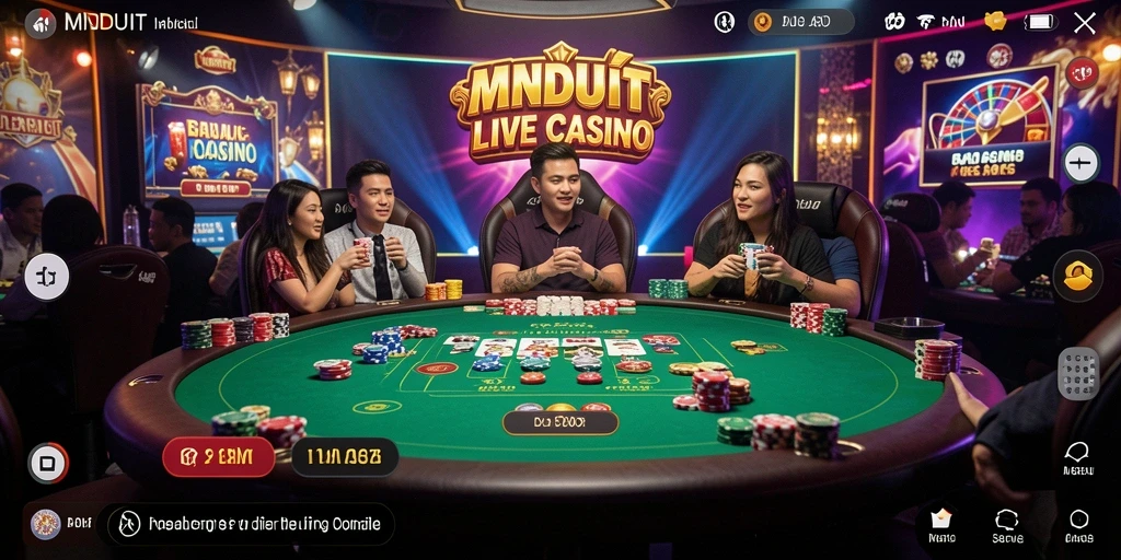 Tampilan gameplay MNDUIT yang menegangkan dan interaktif.
