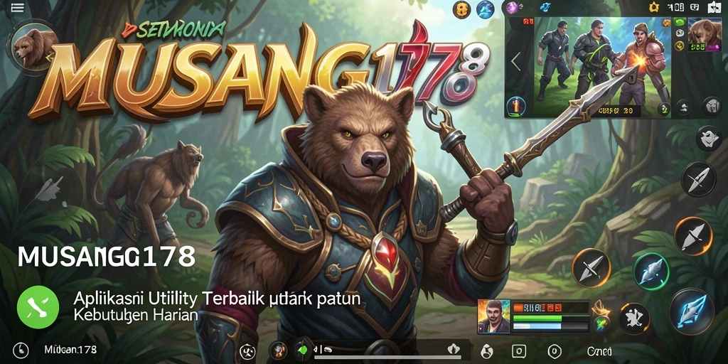 Tampilan antarmuka pengguna aplikasi MUSANG178 yang intuitif dan praktis.