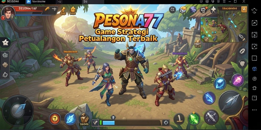 Tampilan gameplay PESONA77 yang mendebarkan dan penuh strategi.