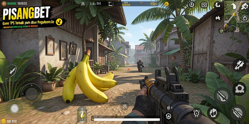 Screenshot PISANGBET menampilkan aksi seru dalam gameplay TPS.