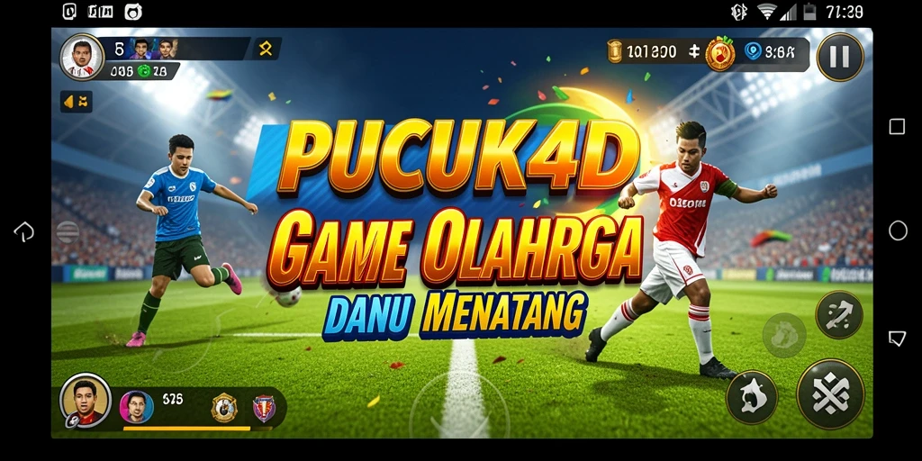 Tampilan seru dari gameplay <strong>PUCUK4D</strong> yang menampilkan aksi olahraga yang mendebarkan.
