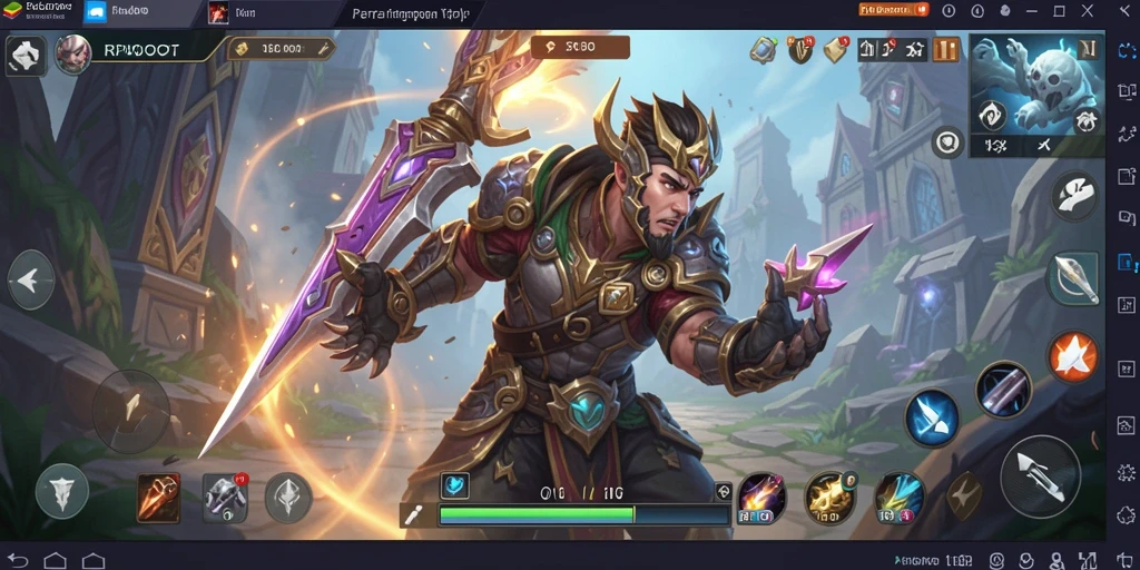 Tampilan menegangkan dari gameplay RPLOOT dengan karakter yang bertarung sengit.