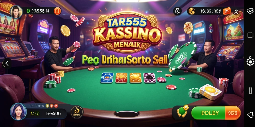 Tampilan gameplay TAR555 yang mengasyikkan dan penuh warna.