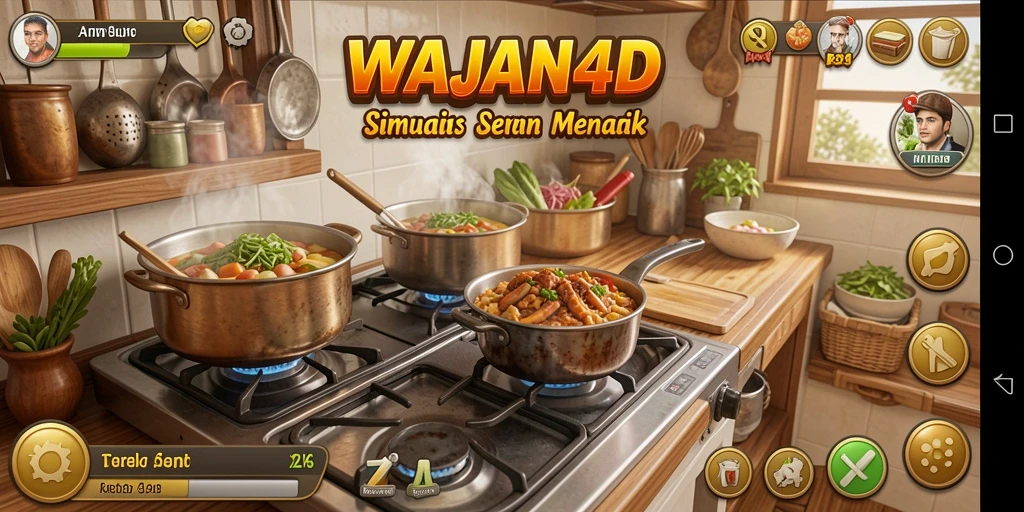 Tampilan gameplay WAJAN4D yang mengasyikkan dan penuh warna.